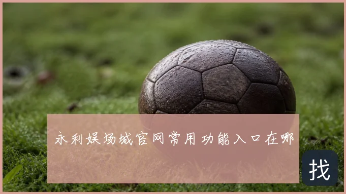 永利娱场城官网常用功能入口在哪